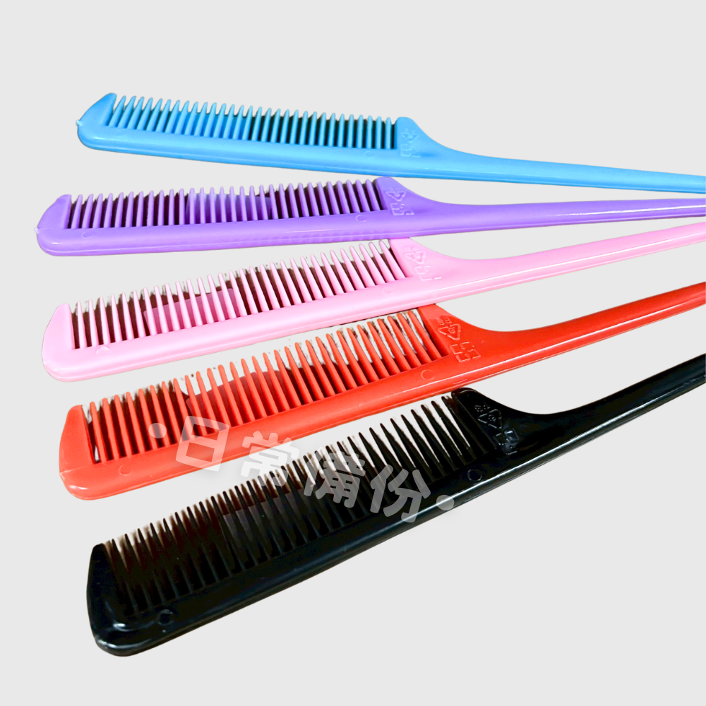 東隆 尖尾梳 台灣製 梳子 小梳子 尖尾梳 疏子 扁梳子 攜帶梳子 細梳子 尖尾梳子 美容工具 髮型工具 出國 露營-細節圖3