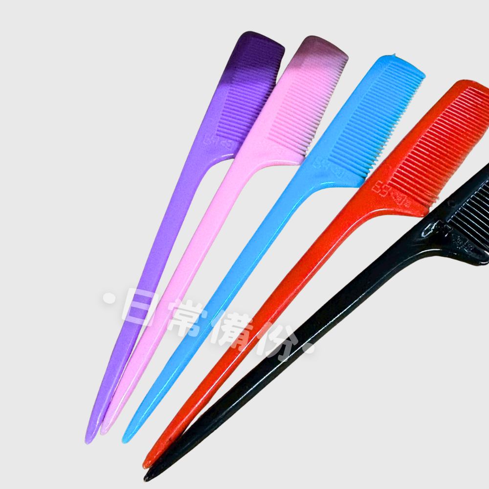 東隆 尖尾梳 台灣製 梳子 小梳子 尖尾梳 疏子 扁梳子 攜帶梳子 細梳子 尖尾梳子 美容工具 髮型工具 出國 露營-細節圖4