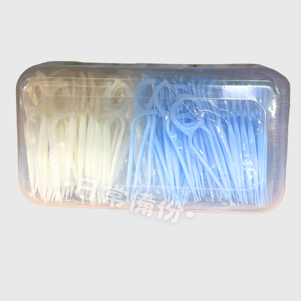 粉彩小兔 牙線棒 200入 台灣製 牙線棒 牙線 牙線器 細滑牙線棒 米諾諾牙線 吃飯 廚房 露營 日用品 牙齒 牙刷-細節圖3