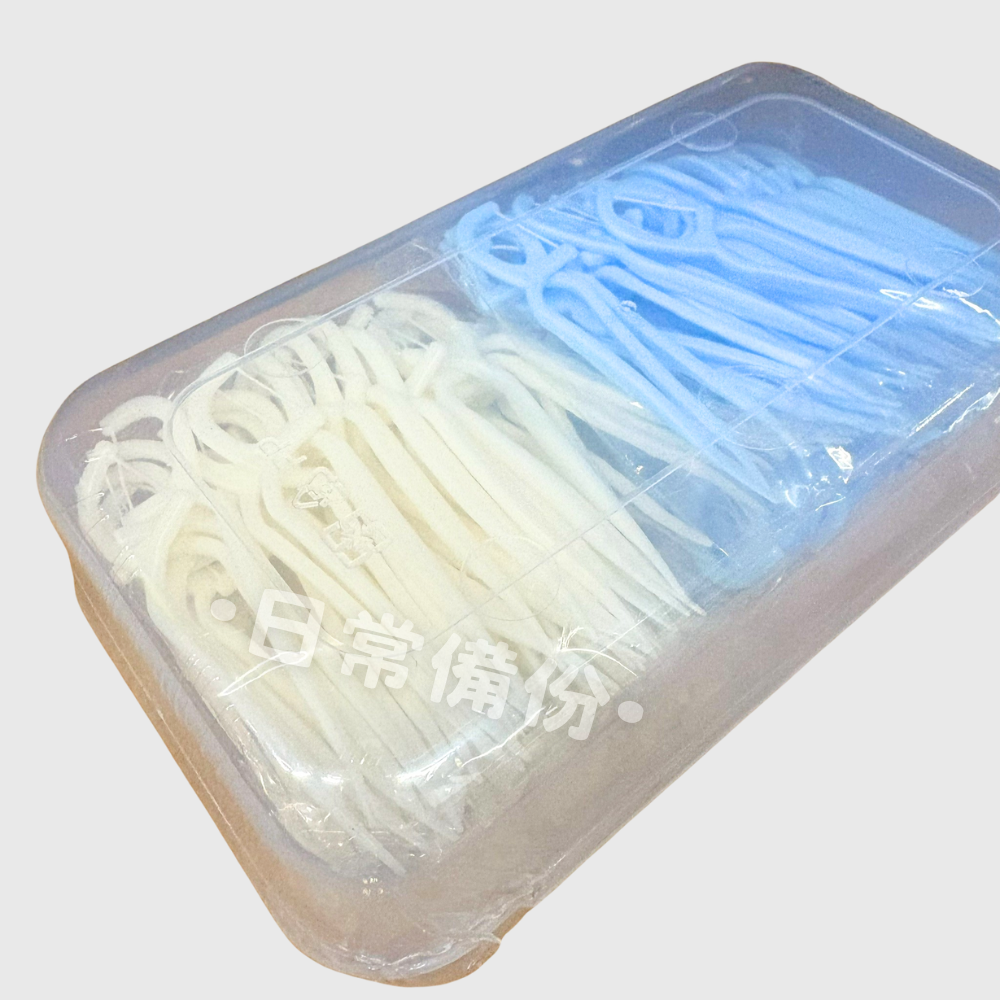 粉彩小兔 牙線棒 200入 台灣製 牙線棒 牙線 牙線器 細滑牙線棒 米諾諾牙線 吃飯 廚房 露營 日用品 牙齒 牙刷-細節圖5