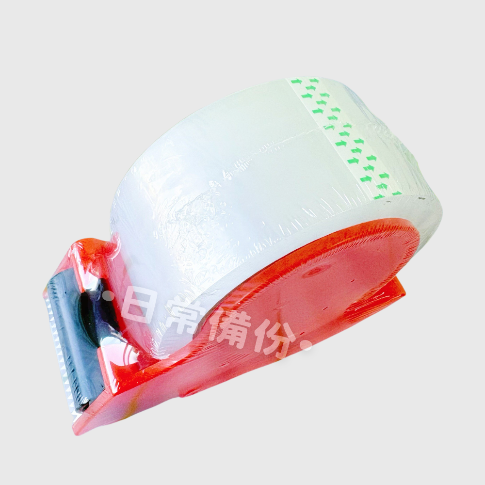 塑膠切割器+膠帶80碼 (基本款) 48mm/封箱膠帶48MM*80M 6入 膠帶 膠台 封箱 包裝 文具 辦公用品-細節圖3