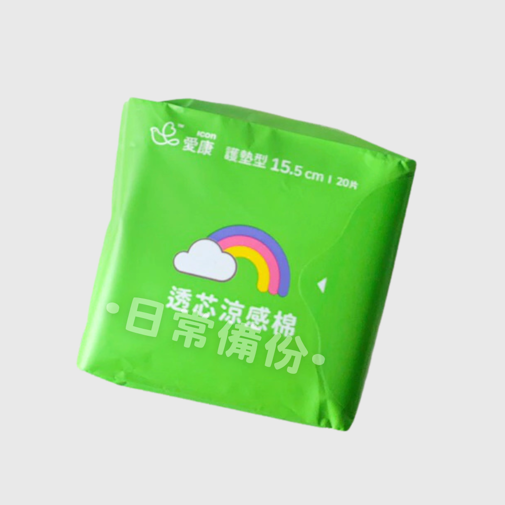 icon 愛康衛生棉 涼感衛生棉 透氣 透芯涼感 日用 夜用 護墊 加長 超長 衛生棉 生理用品 愛康涼感衛生棉-細節圖3