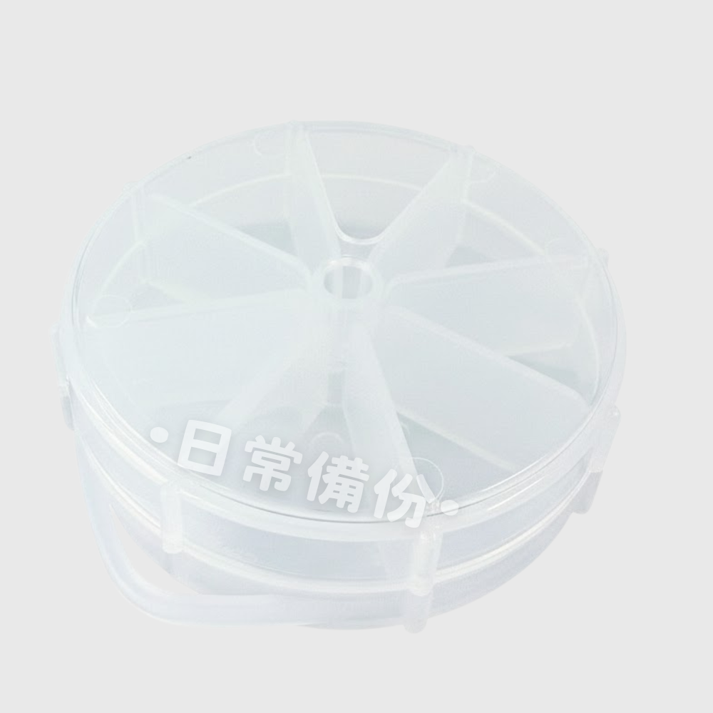 Mini 小集合 圓形收納盒 置物盒 收納盒 收納 文具 抽屜收納盒 桌上收納盒 桌面收納盒 抽屜收納 文具收納盒-細節圖4