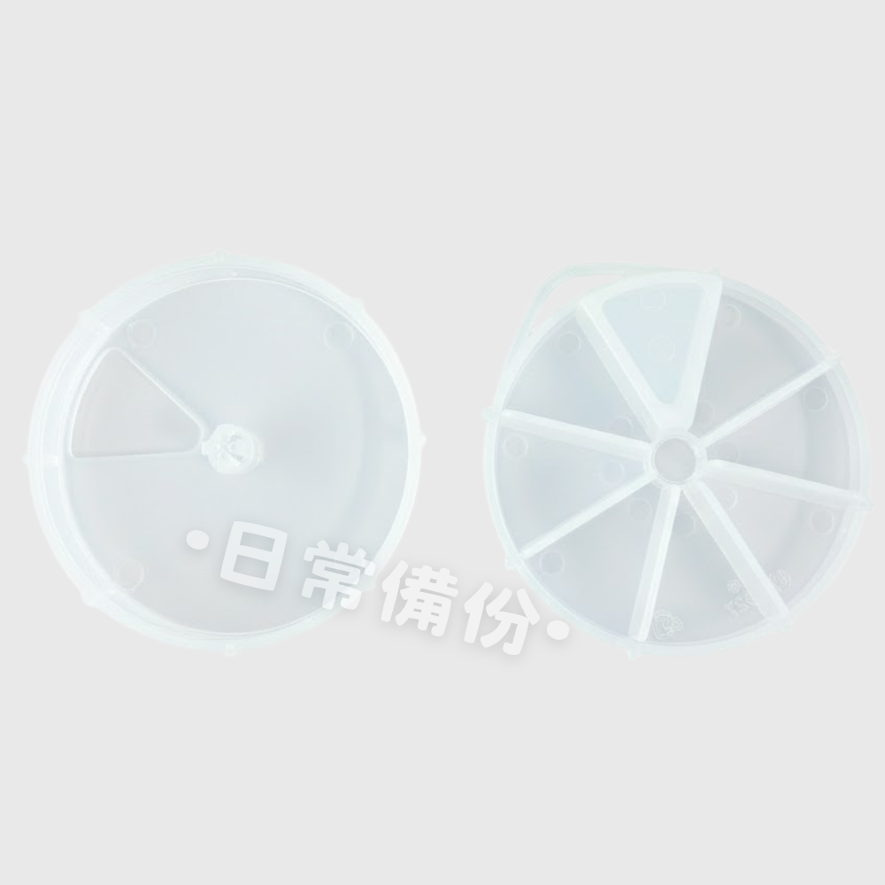 Mini 小集合 圓形收納盒 置物盒 收納盒 收納 文具 抽屜收納盒 桌上收納盒 桌面收納盒 抽屜收納 文具收納盒-細節圖6