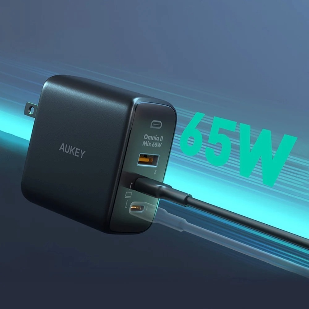 AUKEY Omnia II Mix 65W 三孔 氮化鎵 充電器 (PA-B6T) PD快充-細節圖4