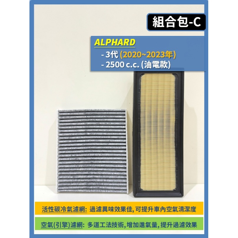 【CPF 濾網】TOYOTA ALPHARD 2~4代 2010~2026年 I 空氣濾網 冷氣濾網 空調濾網-規格圖9