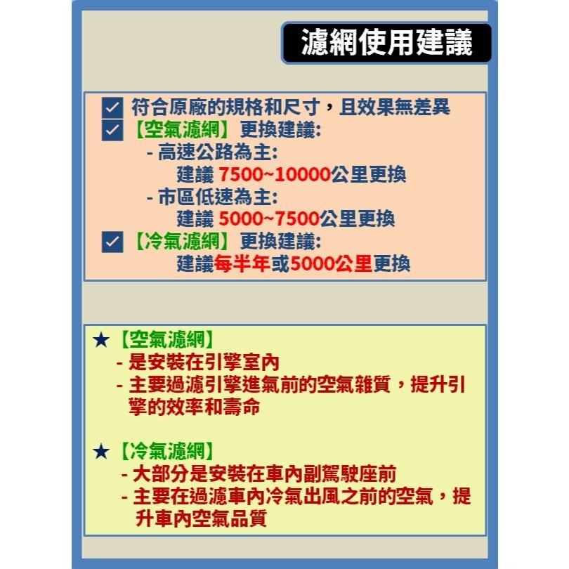 【濾網】TOYOTA PREVIA 3代 2006~2020年 2.4L 3.5L空氣濾網 冷氣濾網 引擎濾網-細節圖7