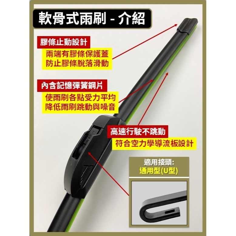 【矽膠雨刷】LEXUS LBX 1代 2024~2025年 26+14吋【三節式雨刷】【軟骨式雨刷】-細節圖8