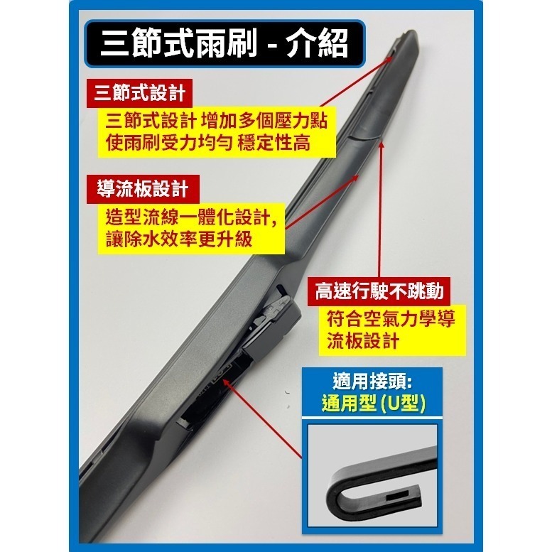 【矽膠雨刷】KIA PICANTO 3代 2018~2025年 24+14吋【三節式雨刷】【軟骨式雨刷】-細節圖5