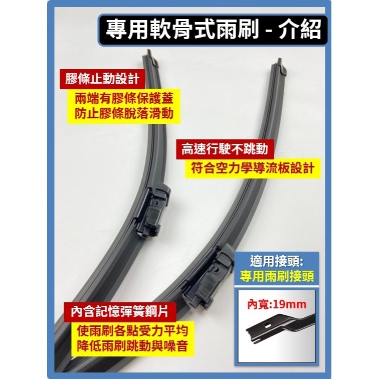 【矽膠雨刷】TOYOTA GR SUPRA 牛魔王 5代 2019~2026年 22+21吋【軟骨式 可超商】-細節圖5