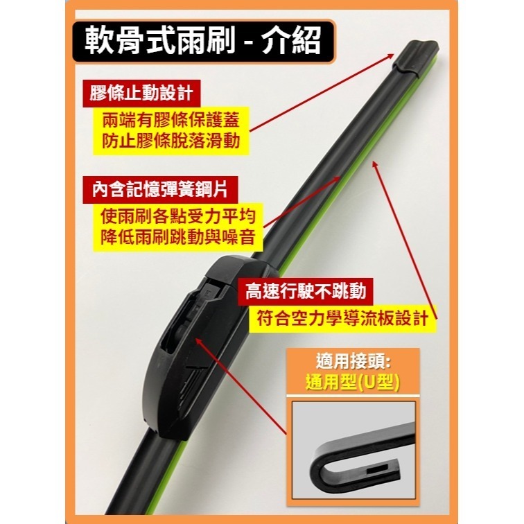 【矽膠雨刷】HONDA CITY 6代 2014~2020年 26+14吋【三節式 軟骨式雨刷】-細節圖8