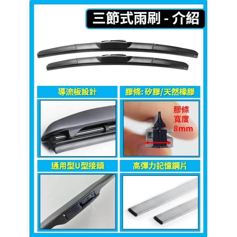 【矽膠雨刷】現代 STARIA 1代 2022~2026年 28+16吋【三節式雨刷 軟骨式雨刷 可超商】-細節圖4
