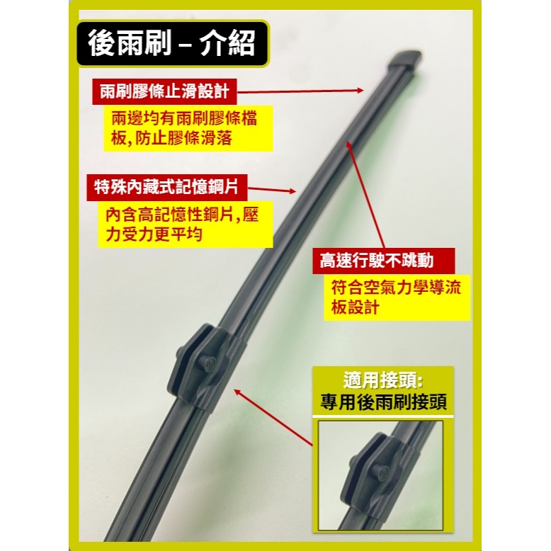 【矽膠雨刷】AUDI Q8 / Q8 e-tron 含Sportback 2021~2025年 26+20吋 軟骨式-規格圖9