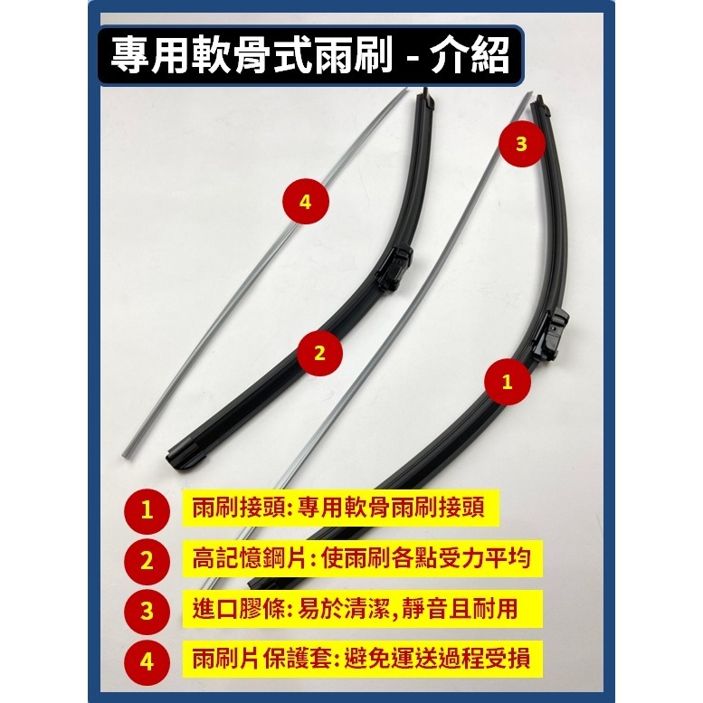 【矽膠雨刷】LUXGEN 納智捷 N7 電動車 1代 2024~2025年 26+18吋【專用軟骨式雨刷】-細節圖7