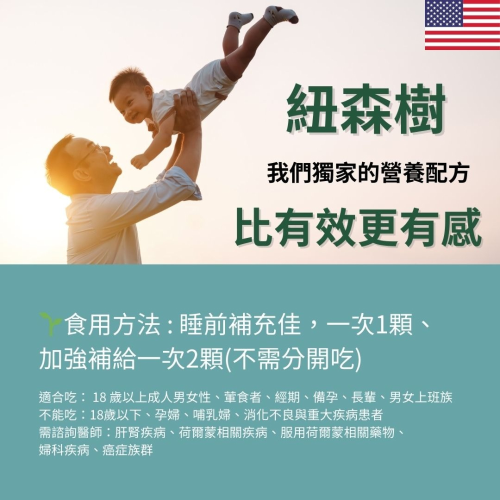 紐森樹 大豆異黃酮 60粒/瓶 β-聚葡萄糖 洋甘菊萃取 芝麻素 薑黃萃取 熟齡女性 美國進口保健食品-細節圖8