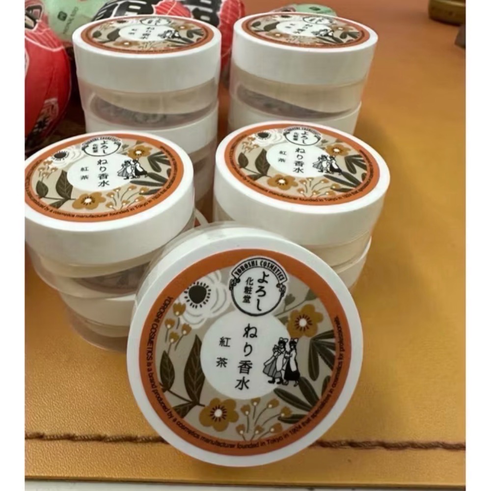 よろし化粧堂香膏 練り香水 11款香型 限定紅茶 金木犀 花籠 茉香等 🇯🇵淺草老店 Yoroshi-規格圖10
