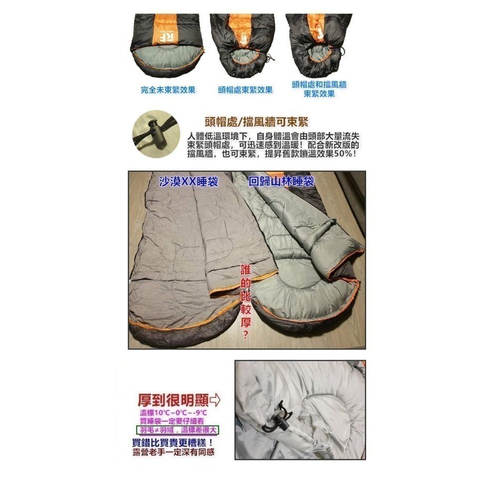 免運-台灣品牌 [和樂屋]零下9℃🌲回歸山林加寬型 露營睡袋 - 單件賣場 SB919W-細節圖7