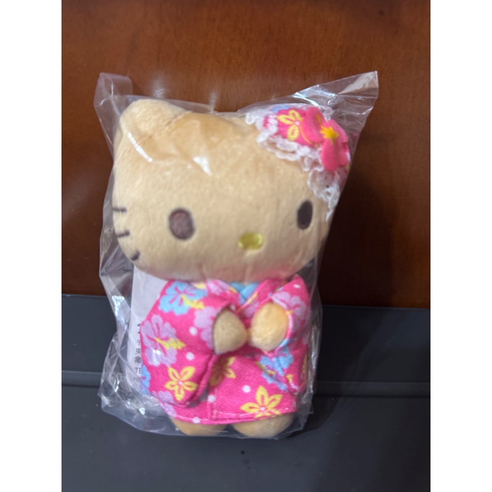 日本正版三麗鷗毛絨櫻花和服KITTY-細節圖3