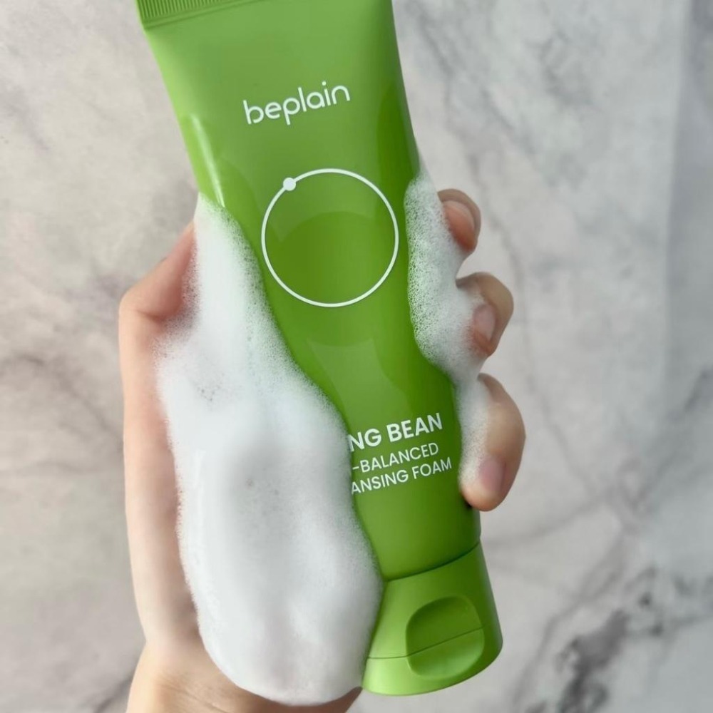 【現貨速出】韓國 Beplain 綠豆胺基酸溫和洗面乳套裝 弱酸性 80ml 卸妝油 毛孔精華 控油深層清潔  薇娜私藏-細節圖4