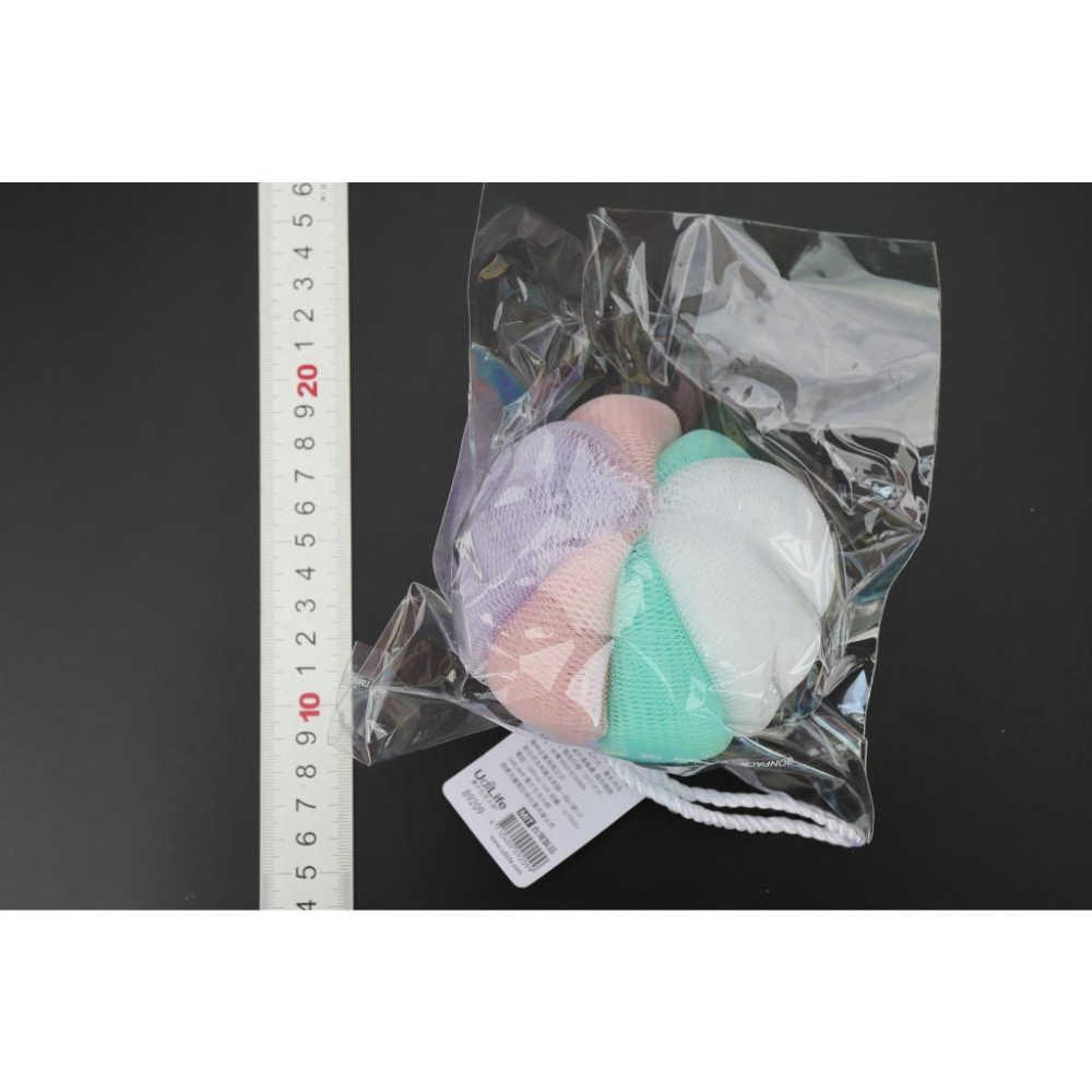 阿事的店~24D B9209 美容南瓜沐浴球 洗澡球-細節圖2