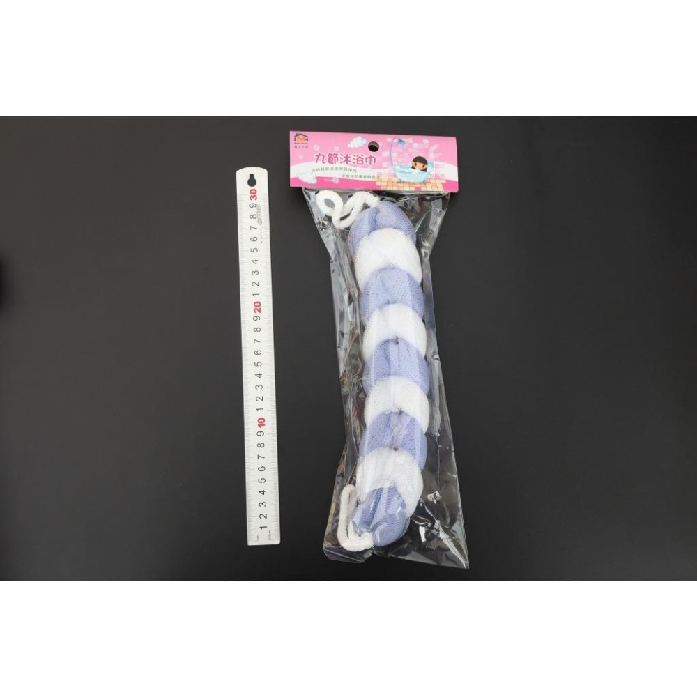 阿事的店~24D 420433 九節沐浴巾 拉背沐浴巾 沐浴條 沐浴球 隨機出貨-細節圖2