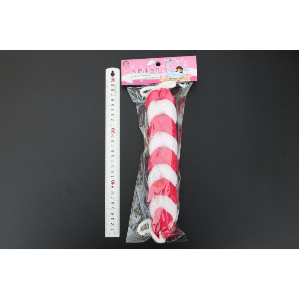 阿事的店~24D 420433 九節沐浴巾 拉背沐浴巾 沐浴條 沐浴球 隨機出貨-細節圖3
