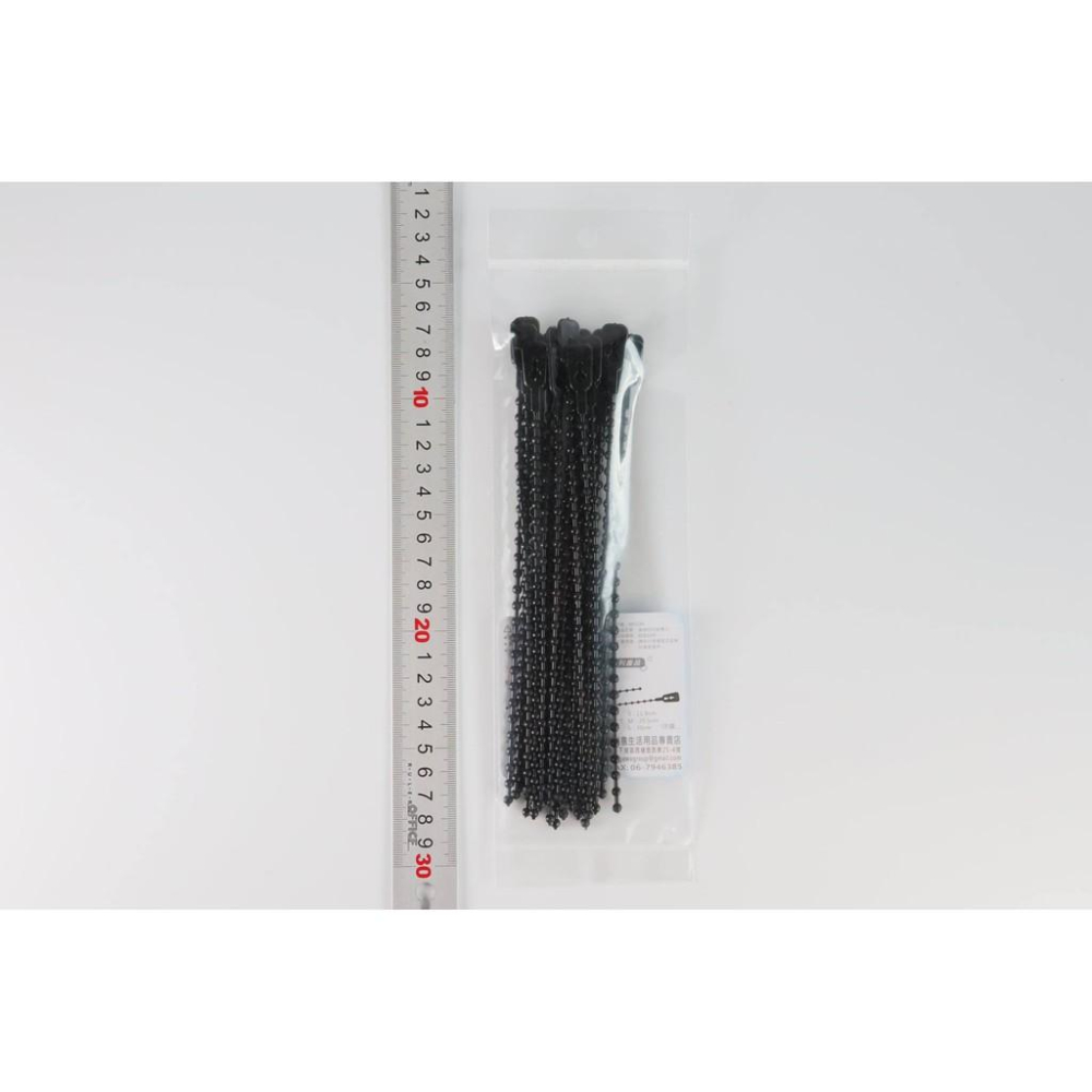阿事的店~740141 可重複使用束帶M/24入 固定帶 尼龍束帶 尼龍紮線帶 束線帶 尼龍紮帶-細節圖2