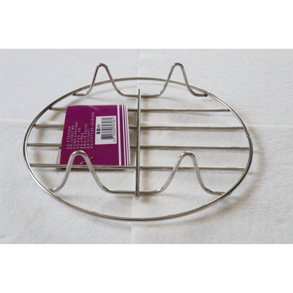 阿事的店~707081 巧晶蒸架小(15CM) #304 多用途高型蒸架 桌墊 隔熱墊 鍋墊 墊子 萬用炊盤 炊架-細節圖2