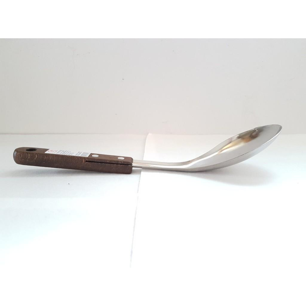 阿事的店~羊合木菜匙 密 合木柄長大匙 菜匙 合木柄湯匙 營業用湯匙 火鍋湯匙 湯杓 不鏽鋼-細節圖3