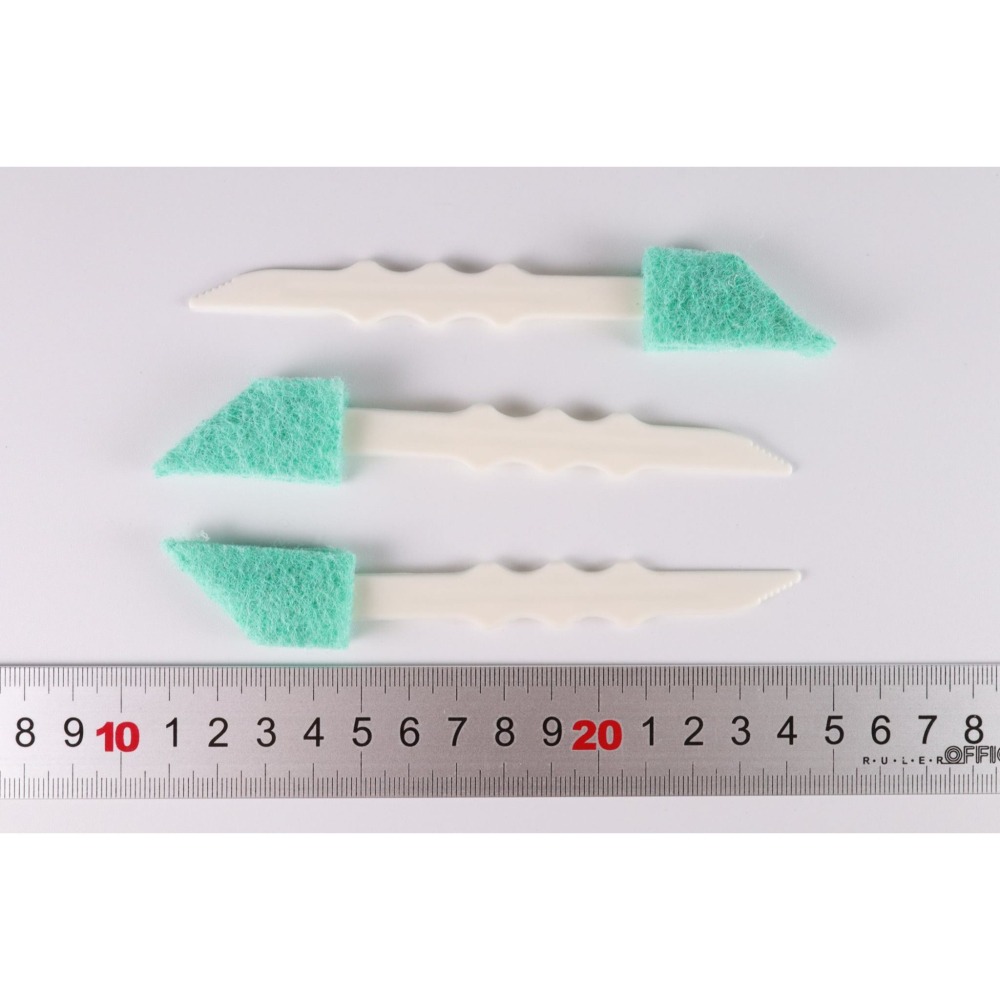 阿事的店~31C C9930 菜瓜布細縫刷3入/小 細縫刷 杯蓋刷 縫細刷 刷子 菜瓜布 小刷子 瓶口刷 水瓶刷-細節圖7