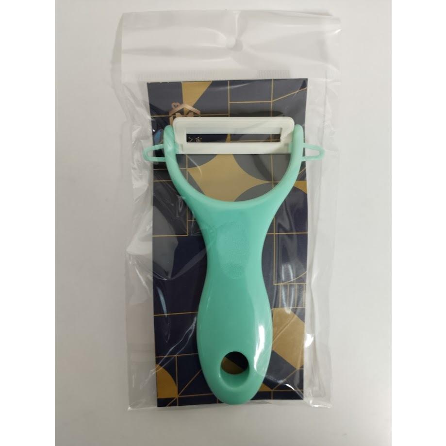 玲瓏小鋪【袋裝陶瓷削皮刀 顏色隨機】永不生鏽削皮刀 水果削皮器 水果刨刀 刨刀-細節圖3