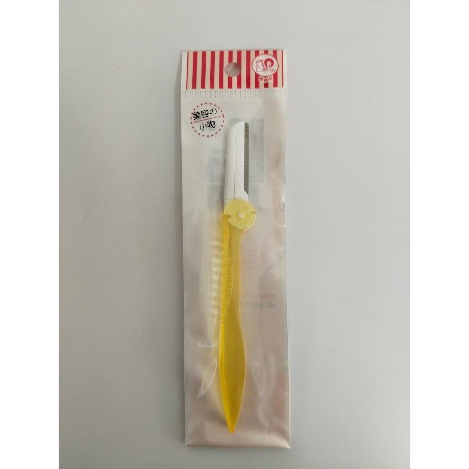 玲瓏小舖【高級雙色折疊修眉刀 顏色隨機】剃眉刀 修眉毛 眉毛刀 刮毛刀-細節圖3