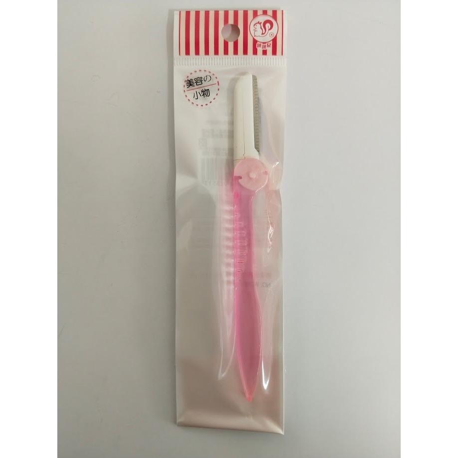 玲瓏小舖【高級雙色折疊修眉刀 顏色隨機】剃眉刀 修眉毛 眉毛刀 刮毛刀-細節圖4