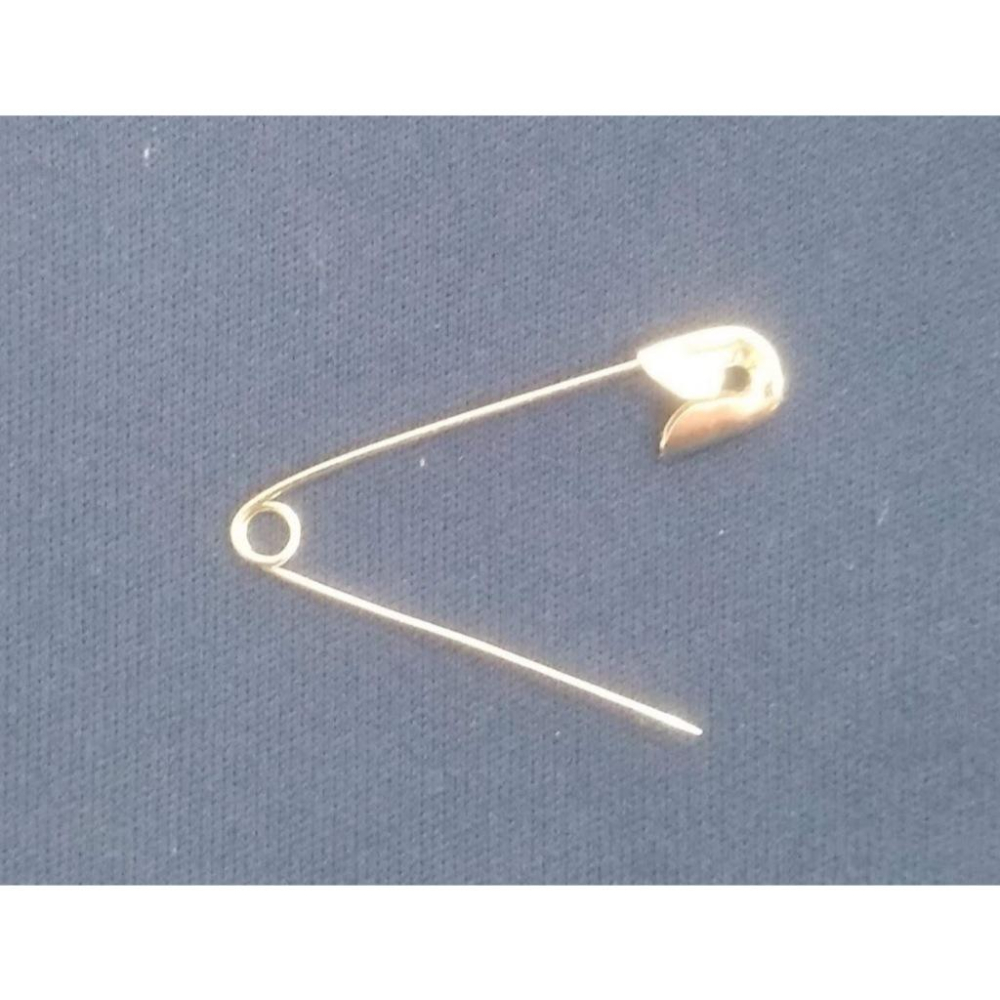 玲瓏小鋪【31mm別針1支】鐵質安全別針 收腰別針 保險針 安全胸針 別針座 扣針 胸針別針 小別針 防走光別針-細節圖3