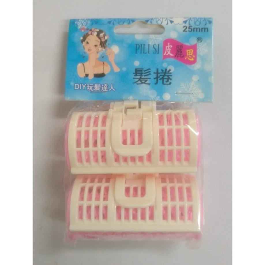 玲瓏小鋪【瀏海捲髮筒1包2入顏色隨機】髮捲夾 瀏海 髮捲 髮根神器 髮根 蓬鬆髮夾 髮捲器 瀏海夾 浪漫髮型 髮式劉海-細節圖2