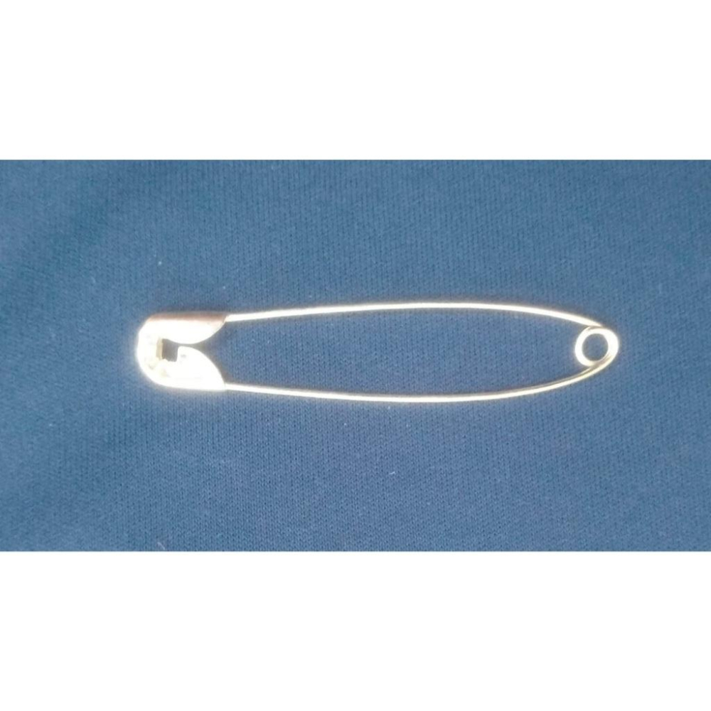 玲瓏小鋪【50mm別針1支】鐵質安全別針 收腰別針 保險針 安全胸針 別針座 扣針 胸針別針 小別針 防走光別針-細節圖2