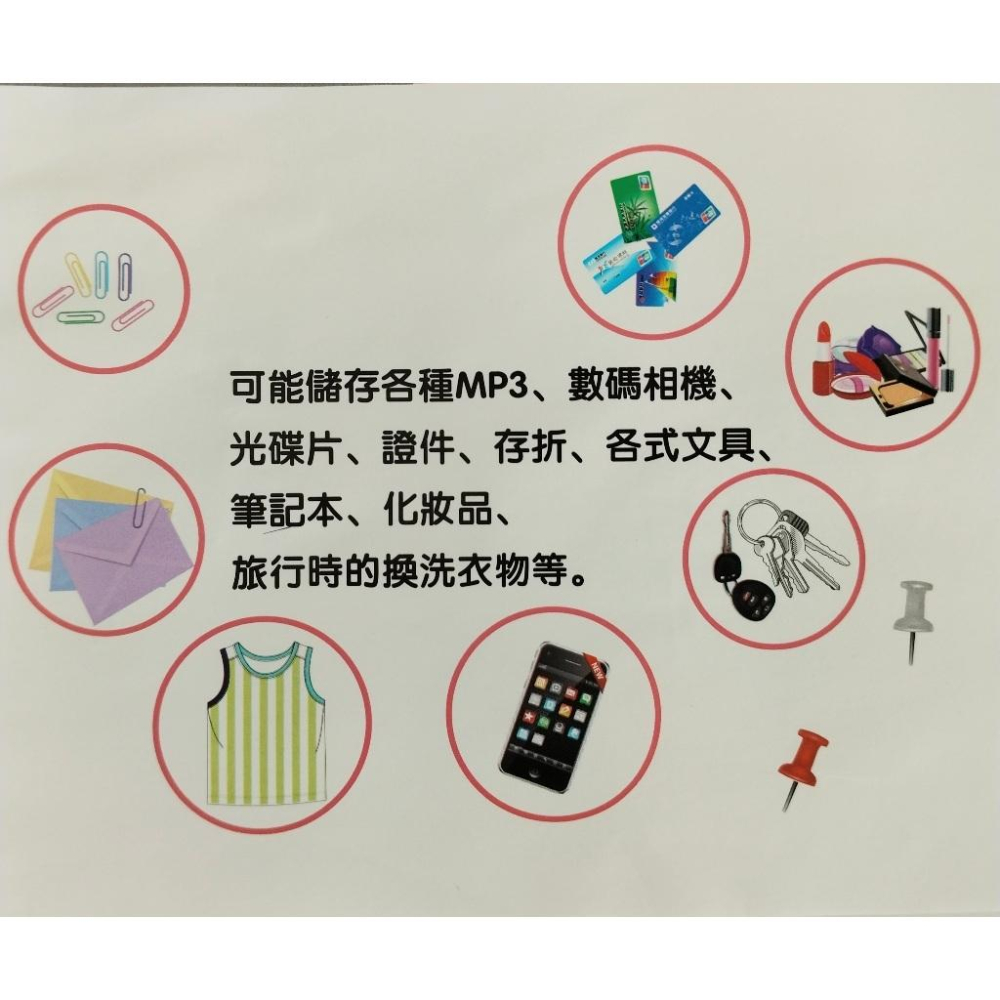 玲瓏小舖【A4 A5 A6 A7 B6 B5雙格彩色文件收納袋】資料袋 文件夾 防水袋 旅行收納袋 文具袋 現金收納袋-細節圖2