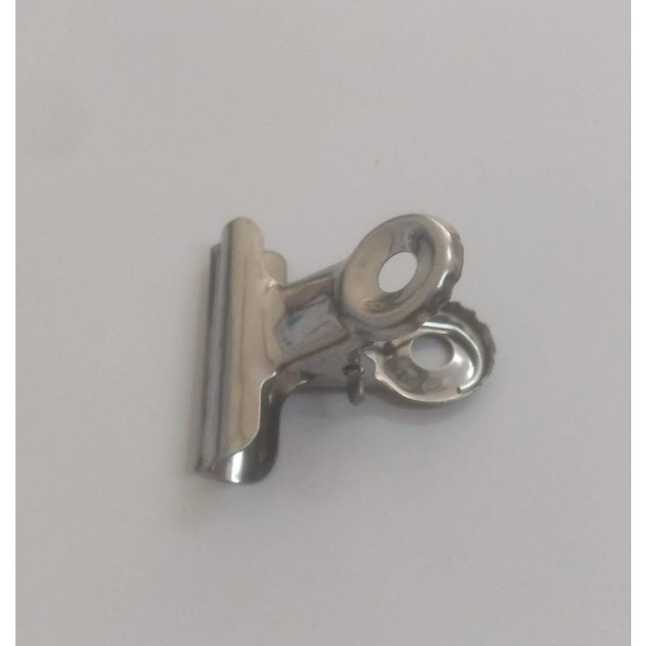 玲瓏小舖 [台灣製造 3公分 丸型鋼夾圓1] 固定夾 圓頭夾 萬用夾 辦公收納 票據夾 紙張夾 文件夾 圓頭夾 夾子-細節圖3