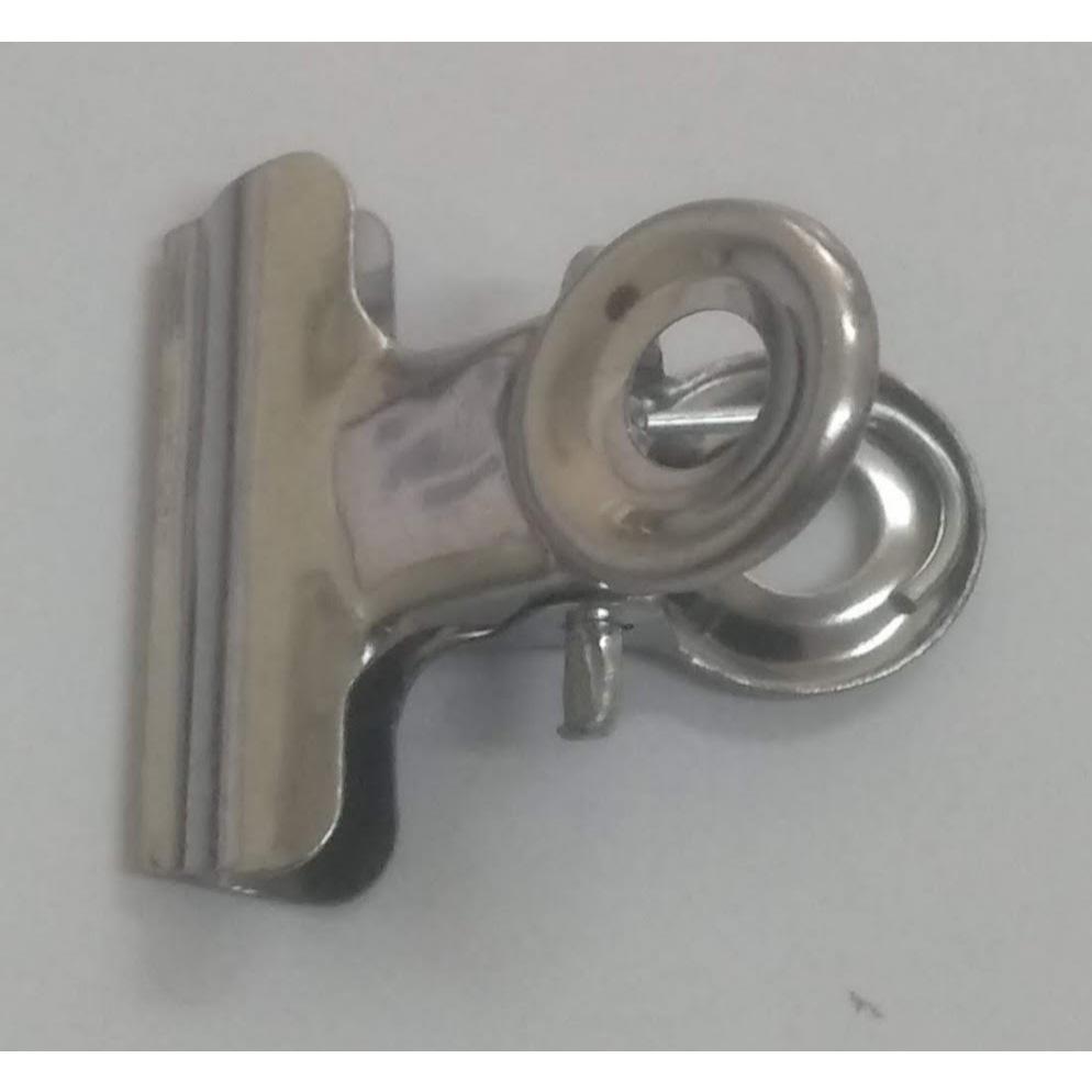 玲瓏小舖 [台灣製造 2公分 丸型鋼夾圓0] 固定夾 圓頭夾 萬用夾 辦公收納 票據夾 紙張夾 文件夾 圓頭夾 夾子-細節圖3