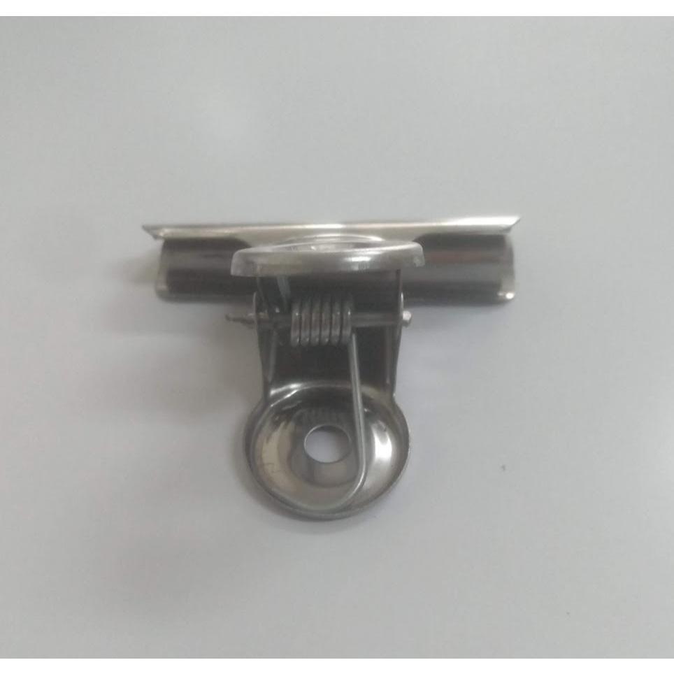 玲瓏小舖 [台灣製造 5公分 丸型鋼夾圓3] 固定夾 圓頭夾 萬用夾 辦公收納 票據夾 紙張夾 文件夾 圓頭夾 夾子-細節圖4