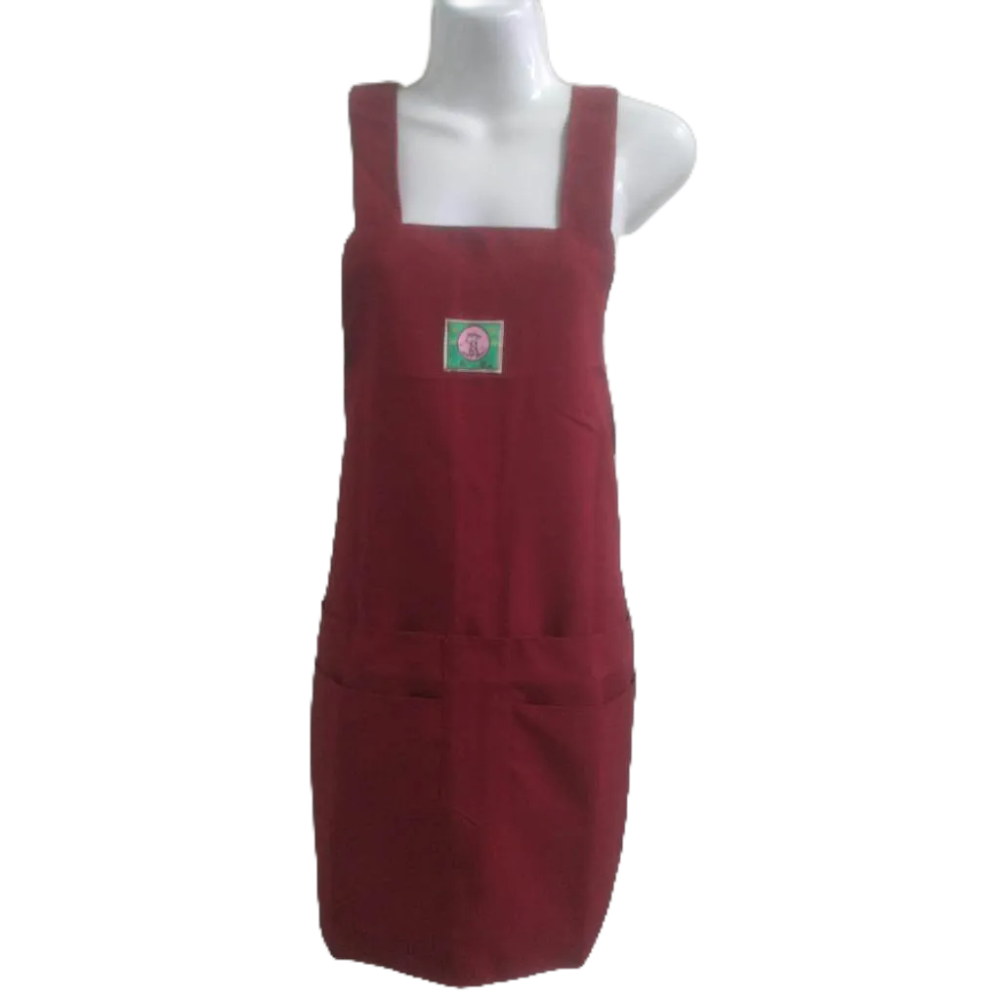 玲瓏小舖【黃金袋圍裙 四口袋+一筆袋 五色】工作圍裙 日式圍裙 工作服 雙層布料 內裡防潑水 生意用 廚房圍裙 家事裙-細節圖2