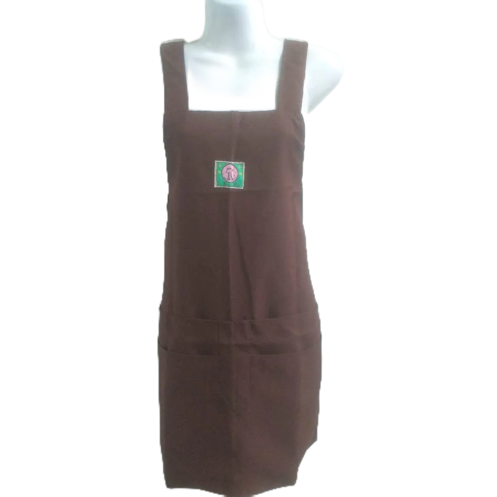 玲瓏小舖【黃金袋圍裙 四口袋+一筆袋 五色】工作圍裙 日式圍裙 工作服 雙層布料 內裡防潑水 生意用 廚房圍裙 家事裙-細節圖3