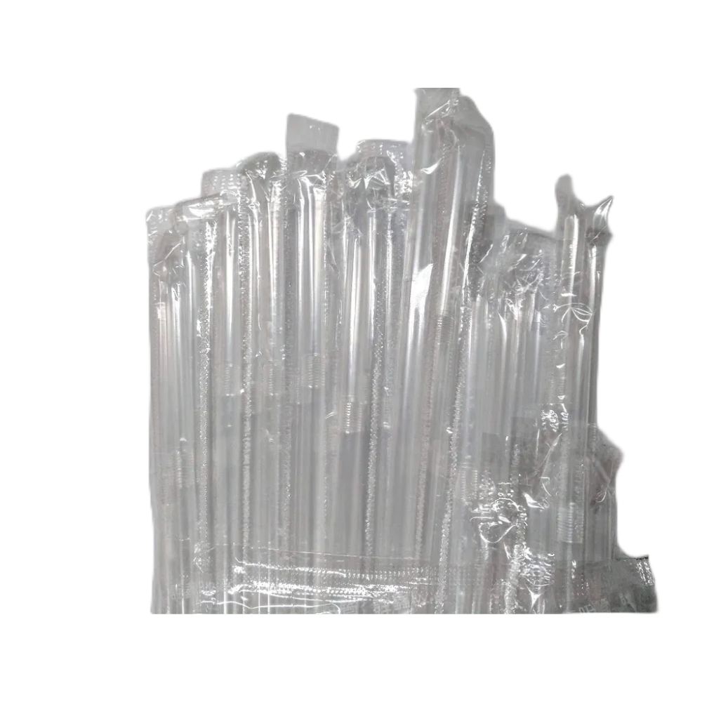 玲瓏小鋪【單支包 透明 膠包可彎吸管 平口 越南製】免洗吸管 單包吸管 塑膠吸管 可折彎吸管 長吸管 飲料-細節圖5