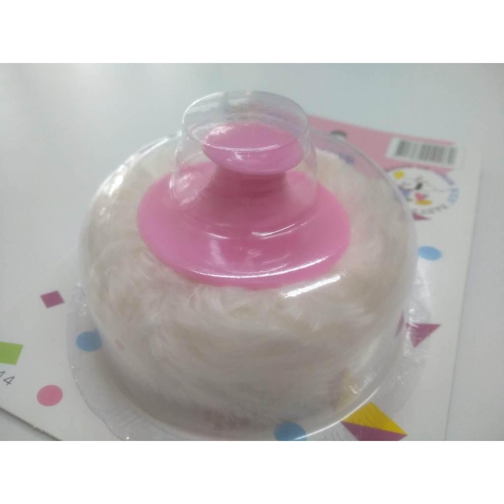 玲瓏小舖【親蜜粉撲球】痱子粉撲 爽身粉撲 痱子球 爽身球 粉撲盒 嬰兒爽身粉撲-細節圖3