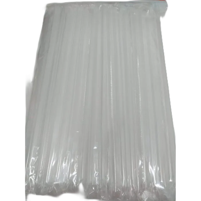 玲瓏小舖15B【單支包 透明 斜口吸管 台灣製 8mm*18公分款】獨立包裝 塑膠吸管 包套吸管 飲料 早餐 免洗餐具-細節圖2