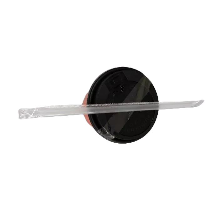 玲瓏小舖15B【單支包 透明 斜口吸管 台灣製 8mm*18公分款】獨立包裝 塑膠吸管 包套吸管 飲料 早餐 免洗餐具-細節圖3