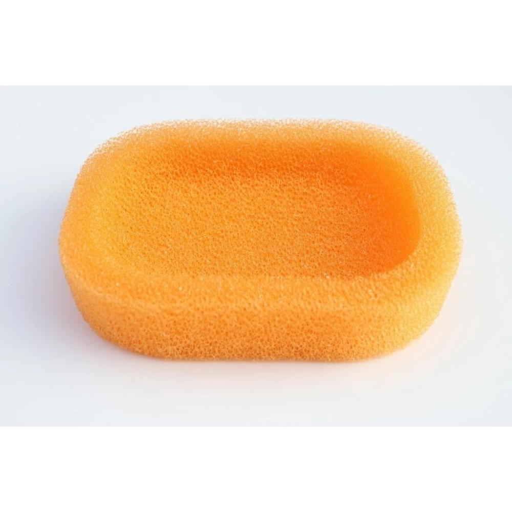 玲瓏小舖11D 【軟皂盒】海綿軟皂盒 收納刷洗兩用皂盒 肥皂盒 瀝水皂盒 肥皂架 海綿菜瓜布 海綿皂盒-細節圖2