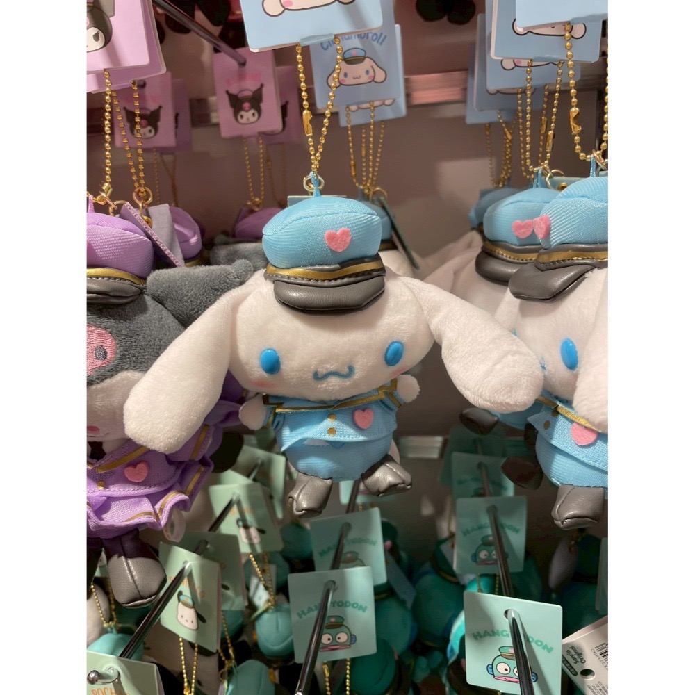 日本 最新 東京車站限定 三麗鷗 娃娃吊飾-規格圖2