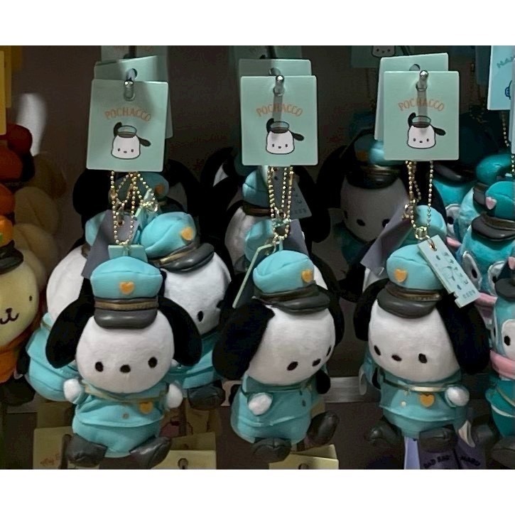日本 最新 東京車站限定 三麗鷗 娃娃吊飾-規格圖2