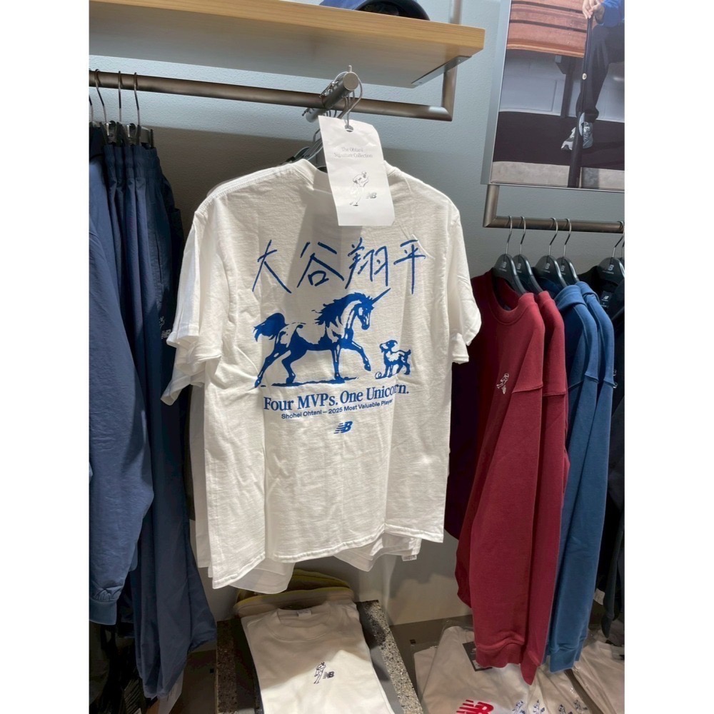 New Balance 大谷翔平 X Unicorn 四度MVP 限量 T 恤-細節圖3